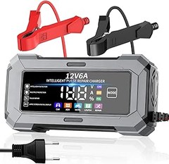 ¿Qué características clave considerar en un cargador de batería con pantalla digital?