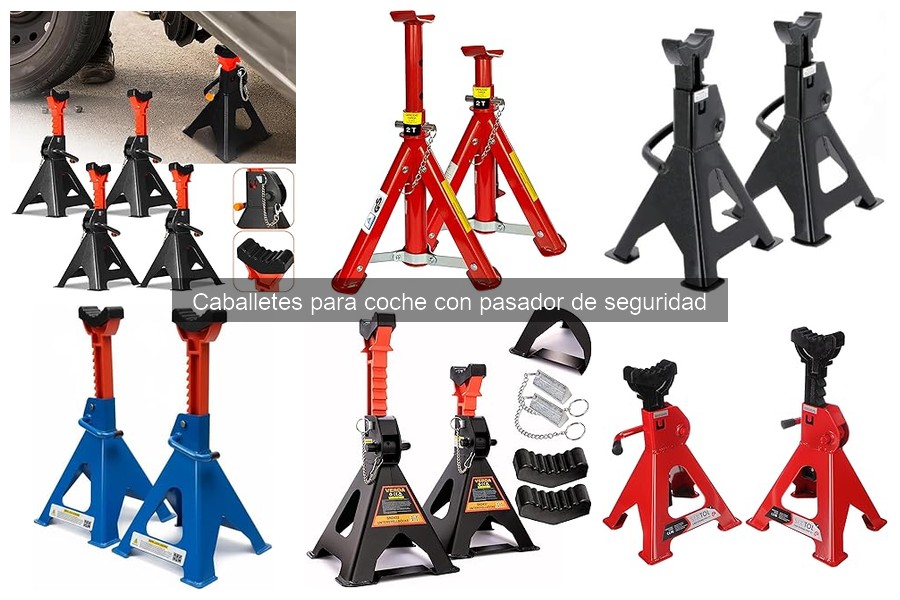 Alternativas a caballetes para coche con pasador de seguridad