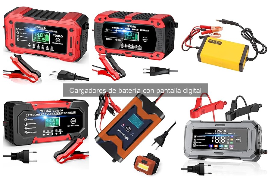 Alternativas a Cargadores de Batería con Pantalla Digital