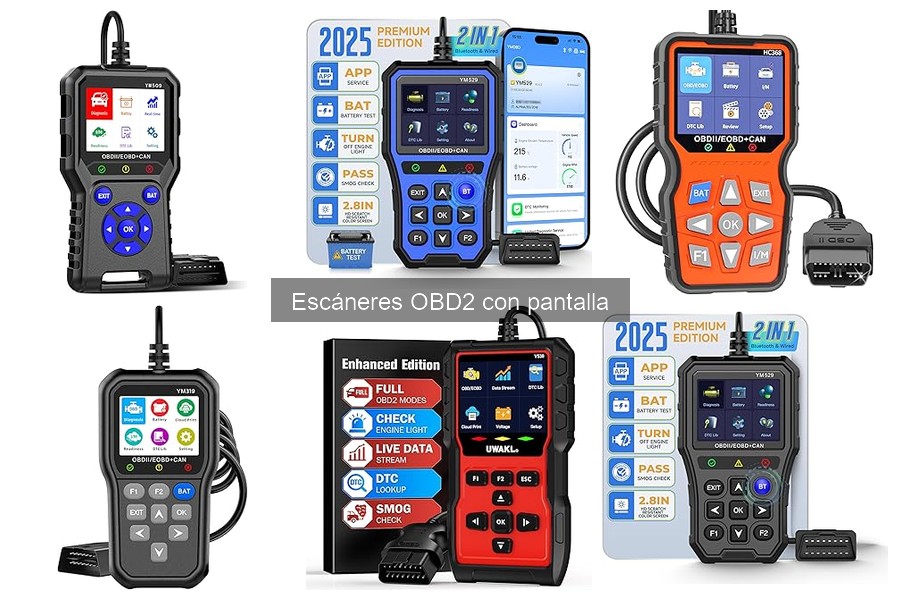 Alternativas a escáneres OBD2 con pantalla para diagnóstico