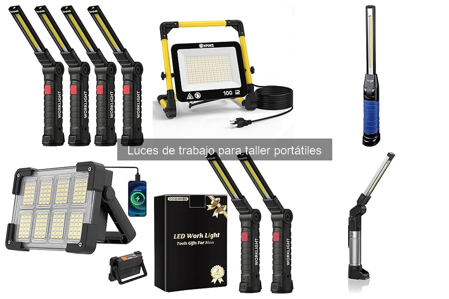 Alternativas a las luces de trabajo portátiles para tu taller