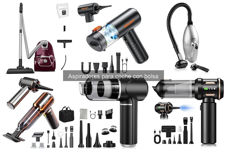 Alternativas a los aspiradores para coche con bolsa