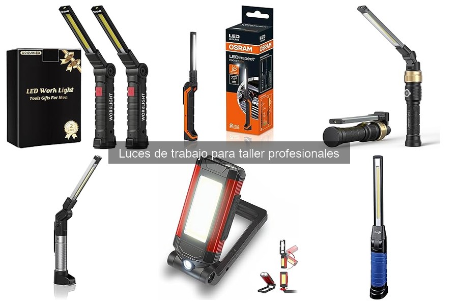 Alternativas a luces de trabajo tradicionales para talleres