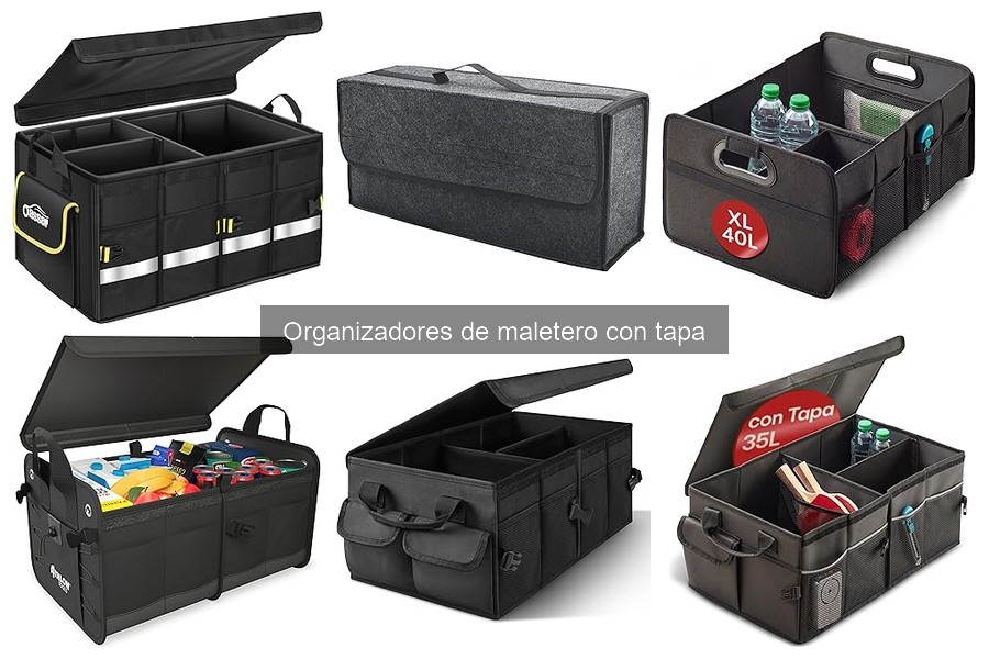 Alternativas a organizadores de maletero con tapa