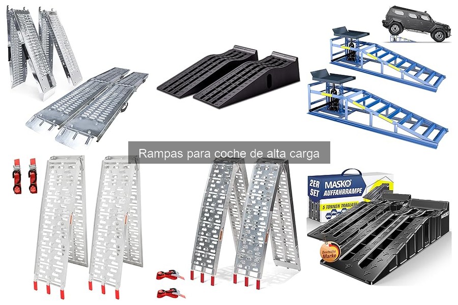 Alternativas a rampas para coche de alta carga