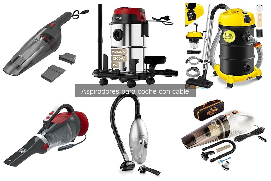 Aspiradores para coche con cable: ¿Qué son y características?