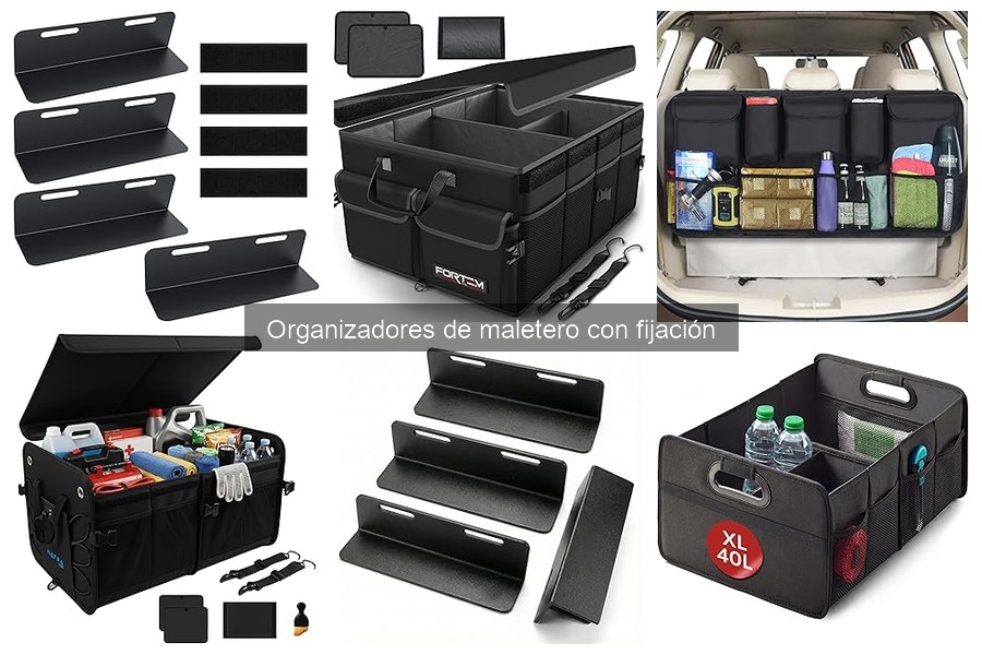 Beneficios de Organizadores de Maletero con Fijación en Viajes