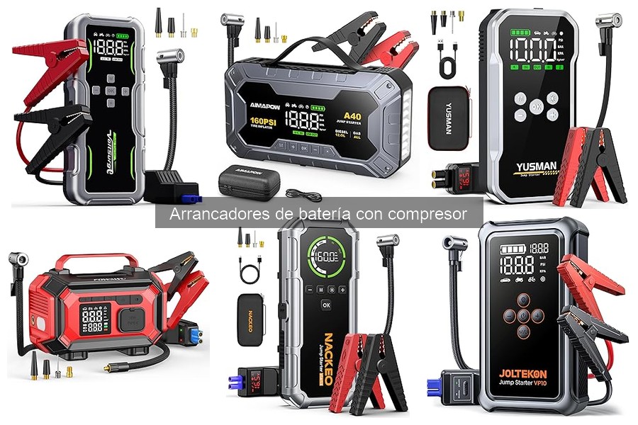 Cómo elegir el mejor arrancador de batería con compresor