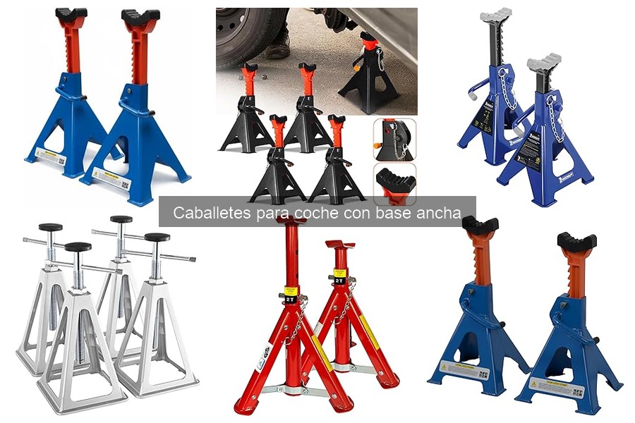 Cómo instalar caballetes para coche con base ancha fácilmente