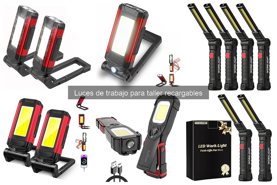 Cómo instalar y usar luces de trabajo recargables