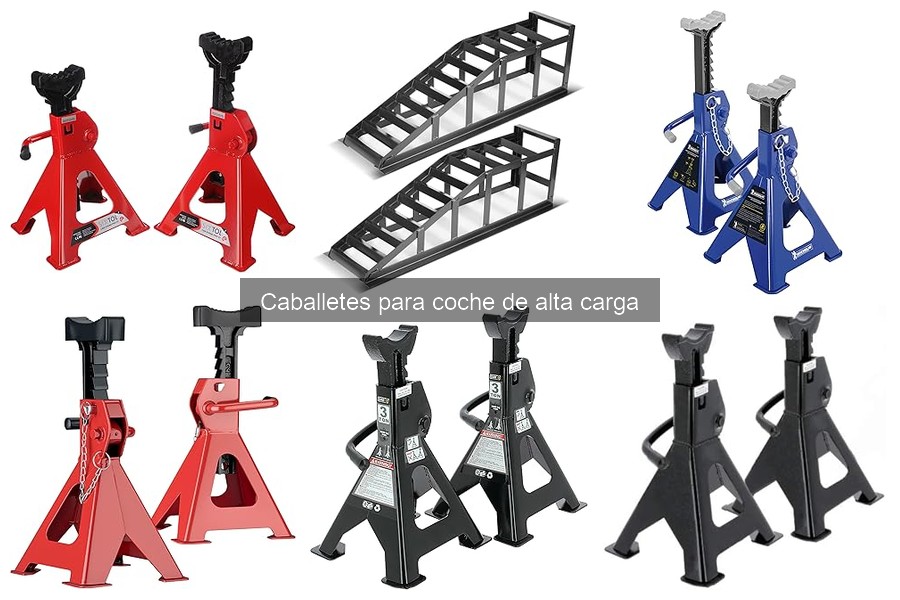 Cómo usar caballetes para coche de alta carga correctamente
