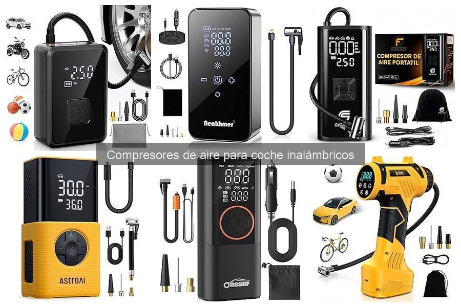 Cómo usar un compresor de aire inalámbrico para coches