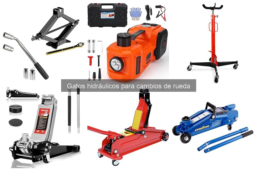 Cómo usar un gato hidráulico correctamente para cambios de rueda