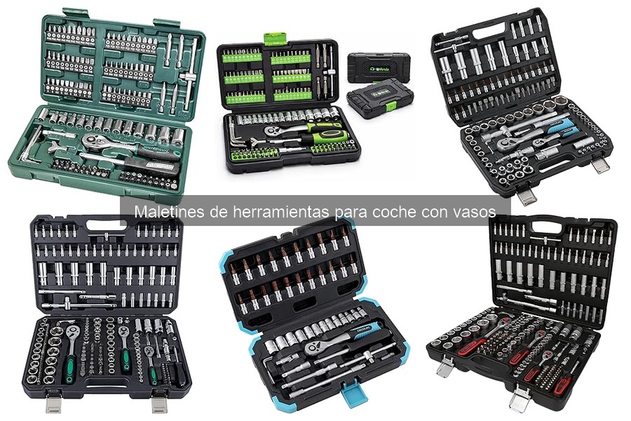 Cómo usar un maletín de herramientas para coche con vasos