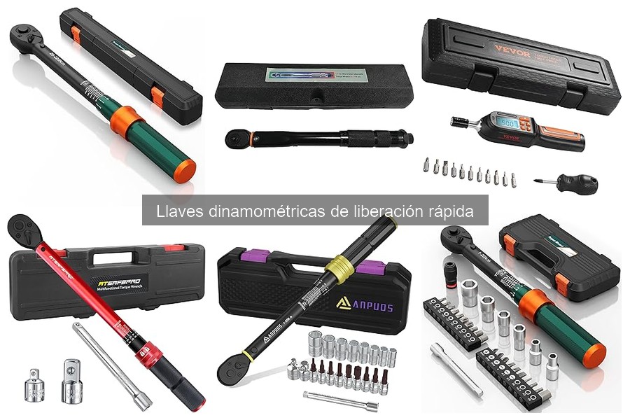 Cómo usar una llave dinamométrica de liberación rápida correctamente