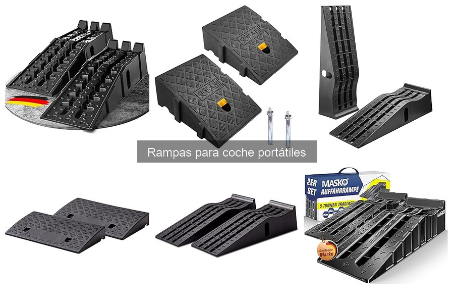 Cómo usar una rampa para coche portátil de forma segura