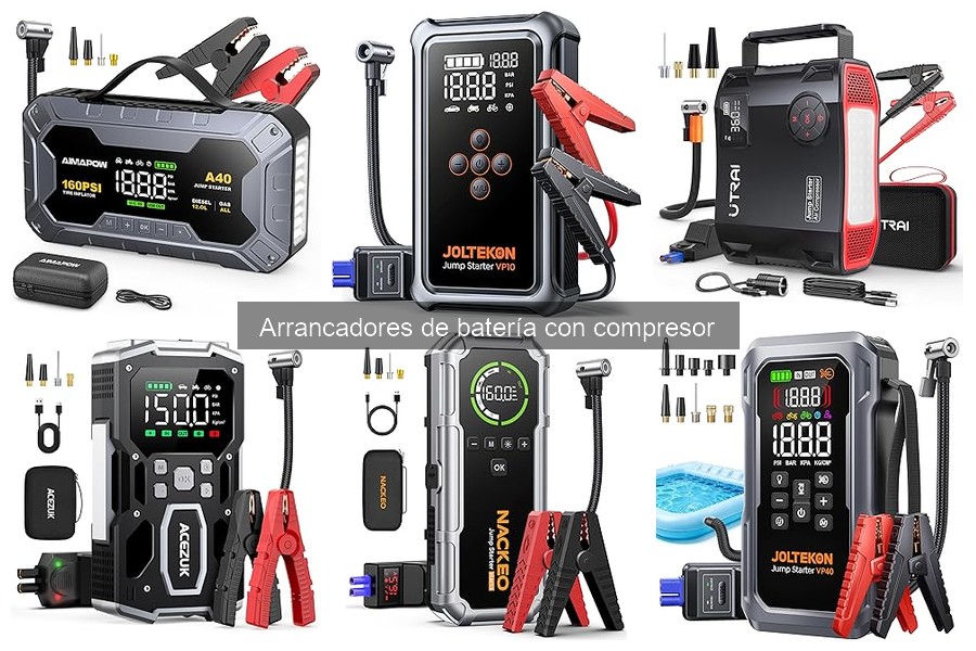 Comparativa: Arrancadores de Batería con Compresor vs. Convencionales