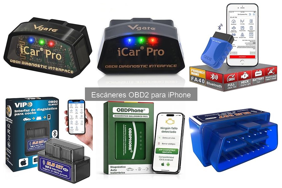 Comparativa de Escáneres OBD2 para iPhone y Otros Diagnósticos