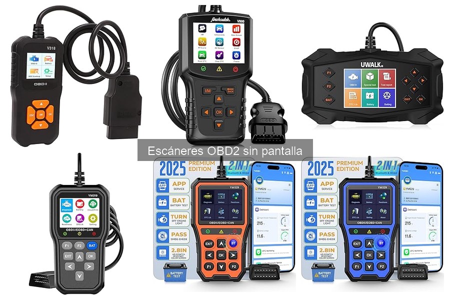 Comparativa de Escáneres OBD2: Sin Pantalla vs Con Pantalla