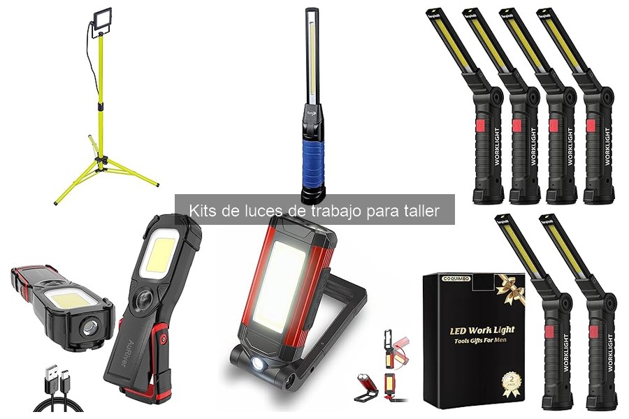 Comparativa de Kits de Luces LED vs Halógenas para Taller