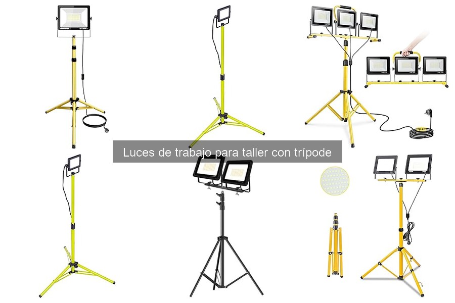 Comparativa de las mejores luces de trabajo con trípode 2023