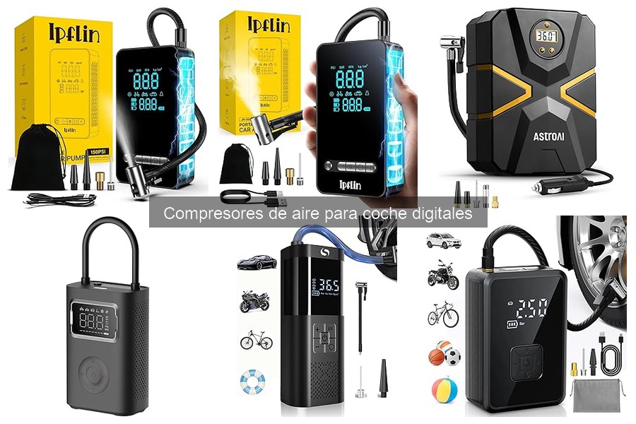 Comparativa de los Mejores Compresores de Aire Digitales para Coche
