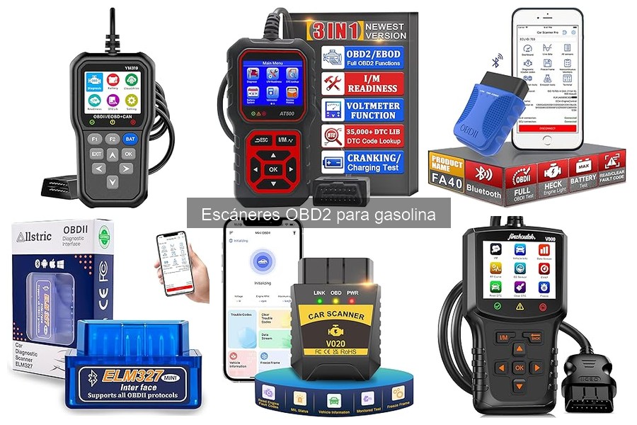 Comparativa de los mejores escáneres OBD2 para gasolina