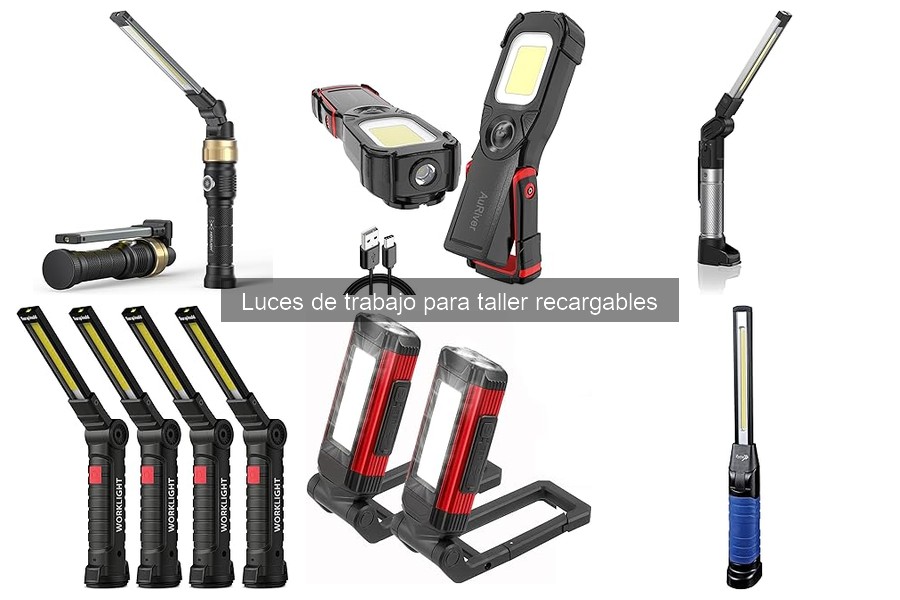 Comparativa de Luces de Trabajo Recargables para Taller
