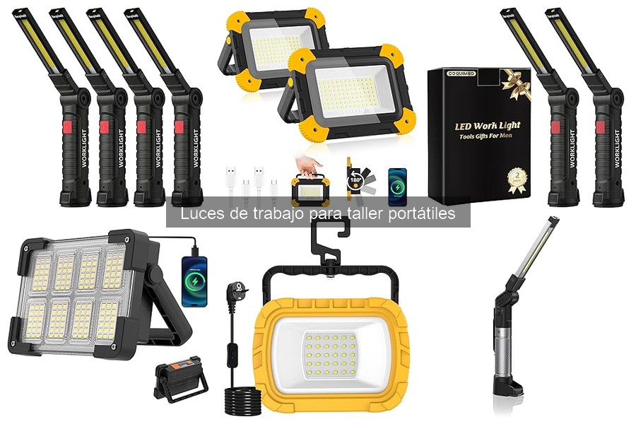 Comparativa de Luces de Trabajo USB vs Batería