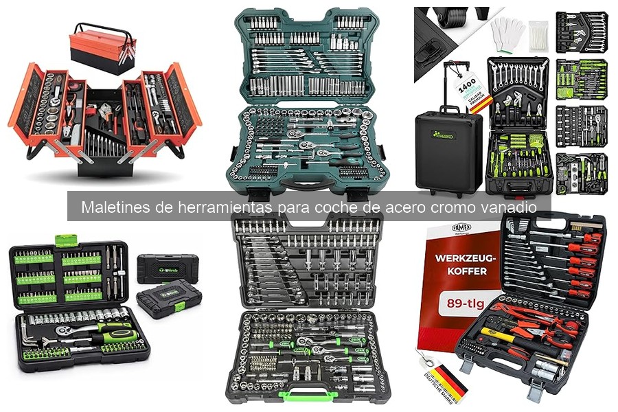 Comparativa de maletines de herramientas de acero cromo vanadio