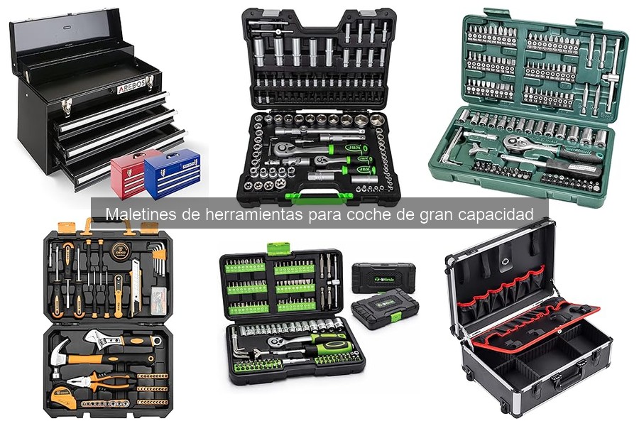 Comparativa de maletines de herramientas para coche de gran capacidad