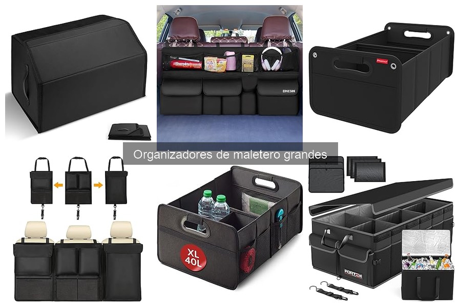 Comparativa de Organizadores de Maletero: Grandes vs Pequeños