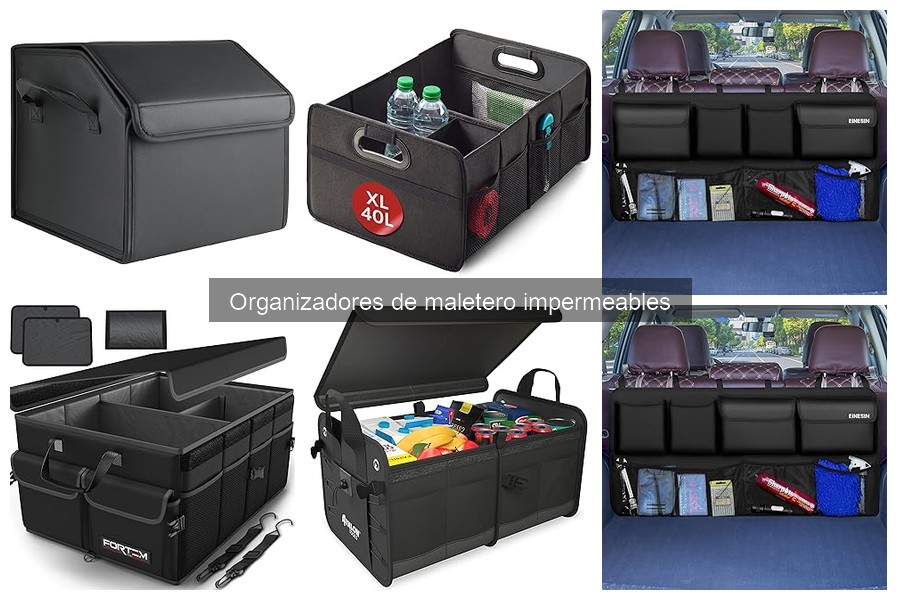 Comparativa de organizadores de maletero impermeables