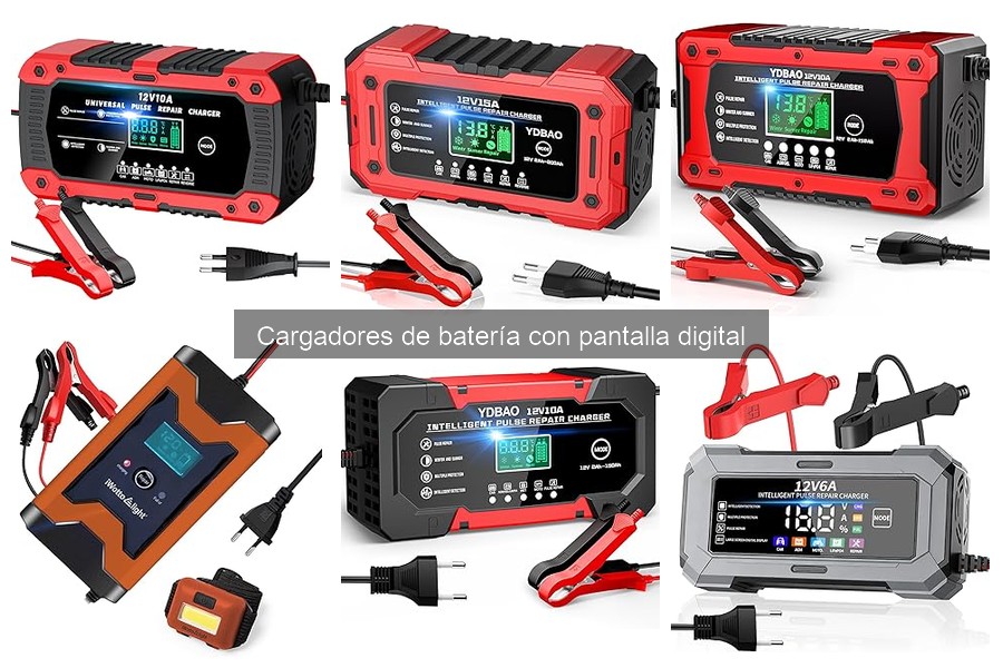 Comparativa de Precios de Cargadores de Batería con Pantalla Digital