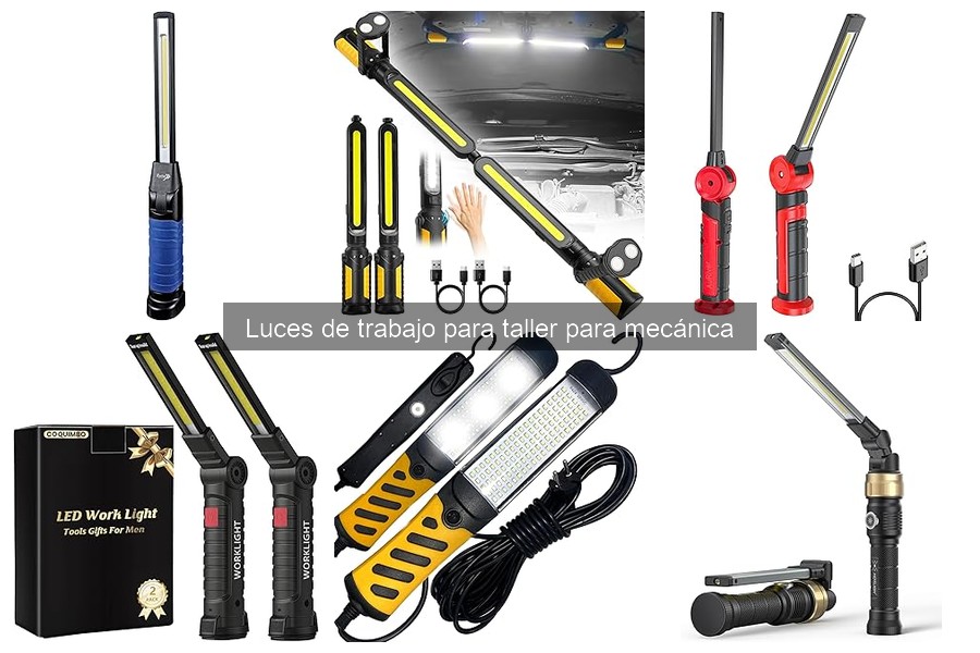 Comparativa de precios de luces de trabajo para taller