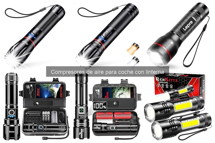 Compresores de aire con linterna: ¿para qué son útiles?