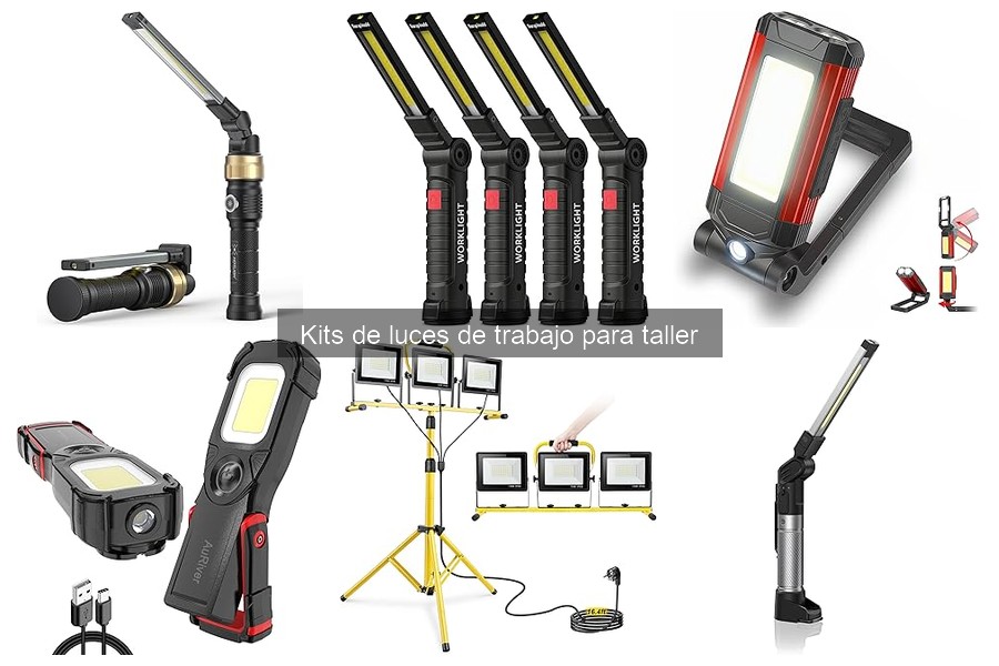 ¿Cuánto cuesta un kit de luces de trabajo para taller?