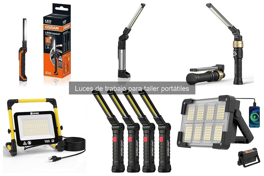 ¿Cuántos lúmenes necesitas en tu luz de trabajo portátil?