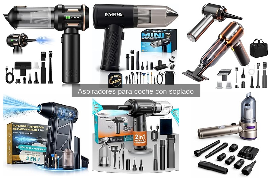 Diferencias entre Aspiradores para Coche con y sin Soplado