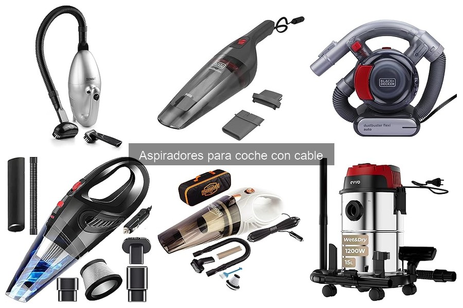 Dónde comprar aspiradores para coche con cable al mejor precio