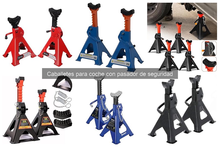Dónde comprar caballetes para coche con pasador de seguridad