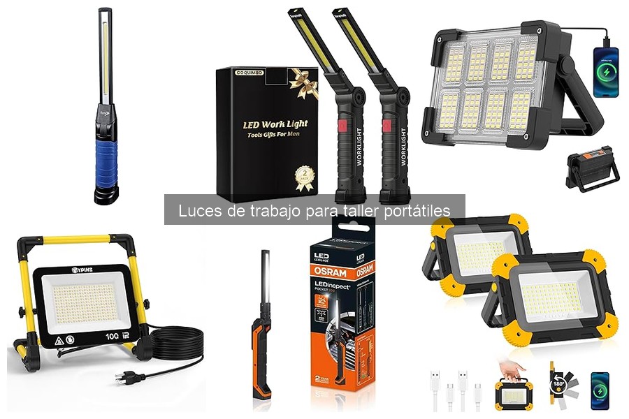 Dónde comprar luces de trabajo portátiles baratas