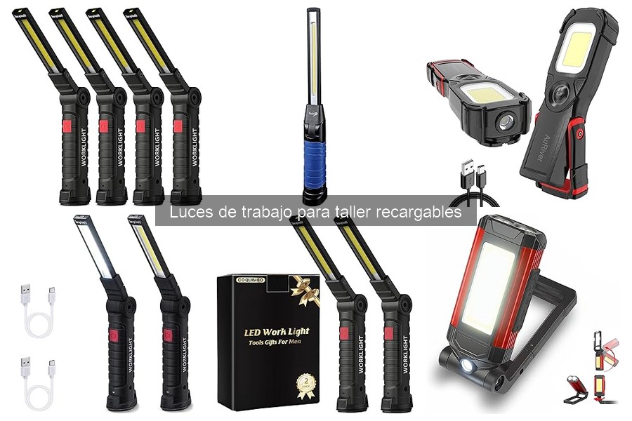 ¿Dónde comprar luces de trabajo recargables al mejor precio?