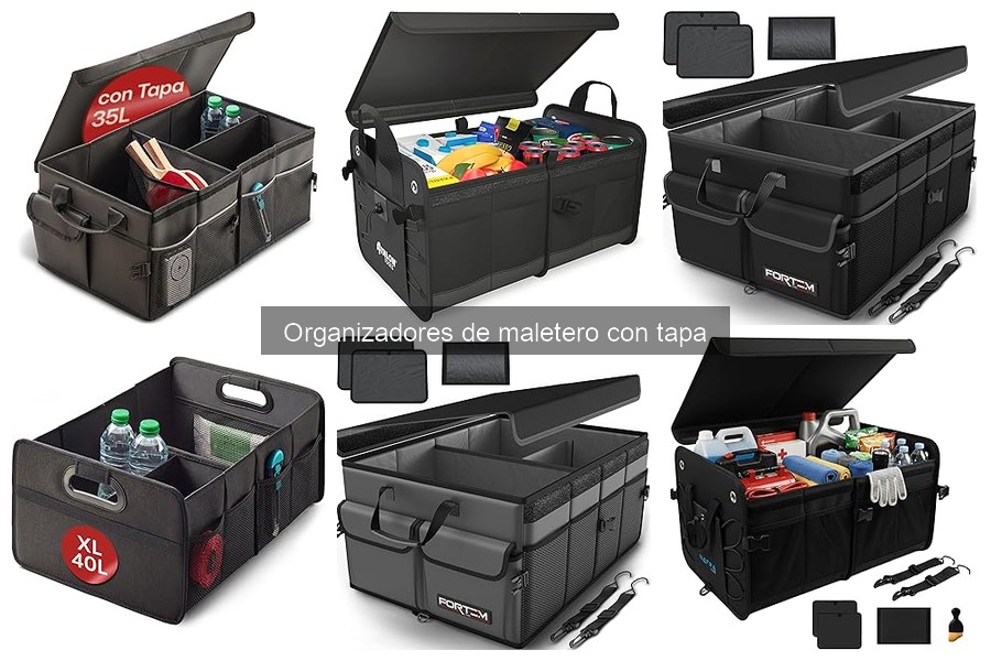 Dónde comprar organizadores de maletero con tapa baratos