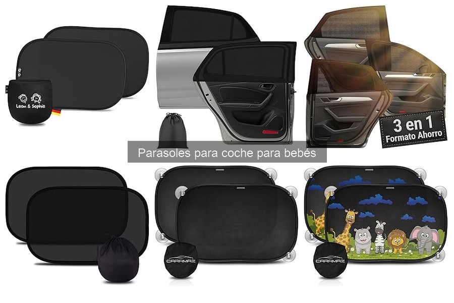 Dónde comprar parasoles para coche para bebés: ofertas y tiendas