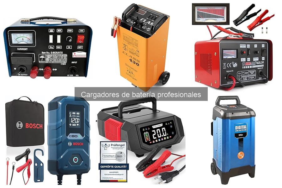 Errores comunes al usar cargadores de batería profesionales