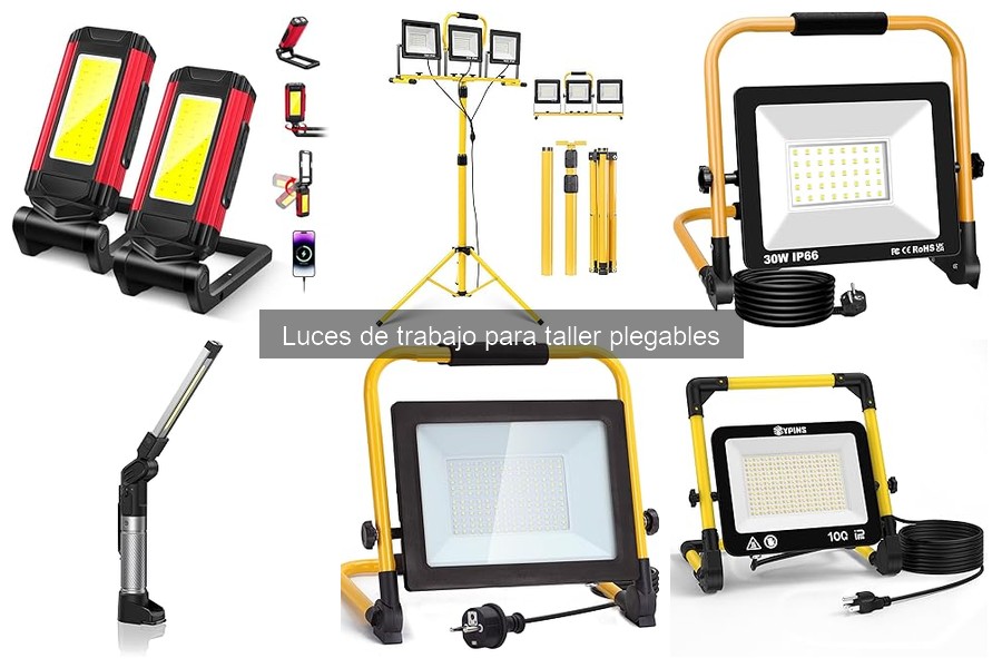 Guía de compra de luces de trabajo plegables para taller