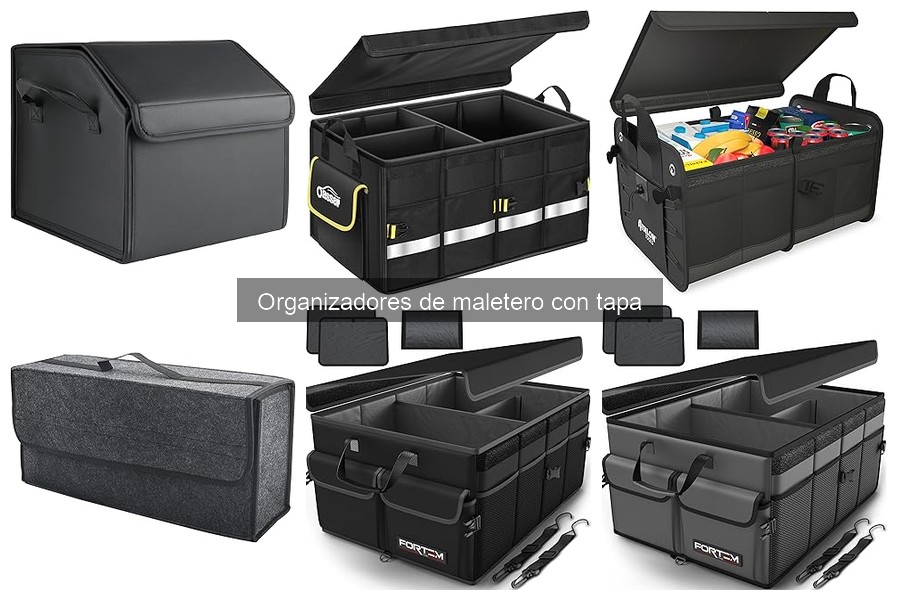 Guía de compra de organizadores de maletero con tapa