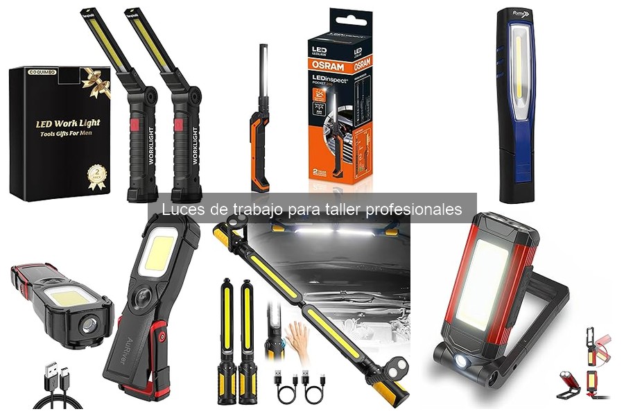 Instalar luces de trabajo en un taller: guía paso a paso