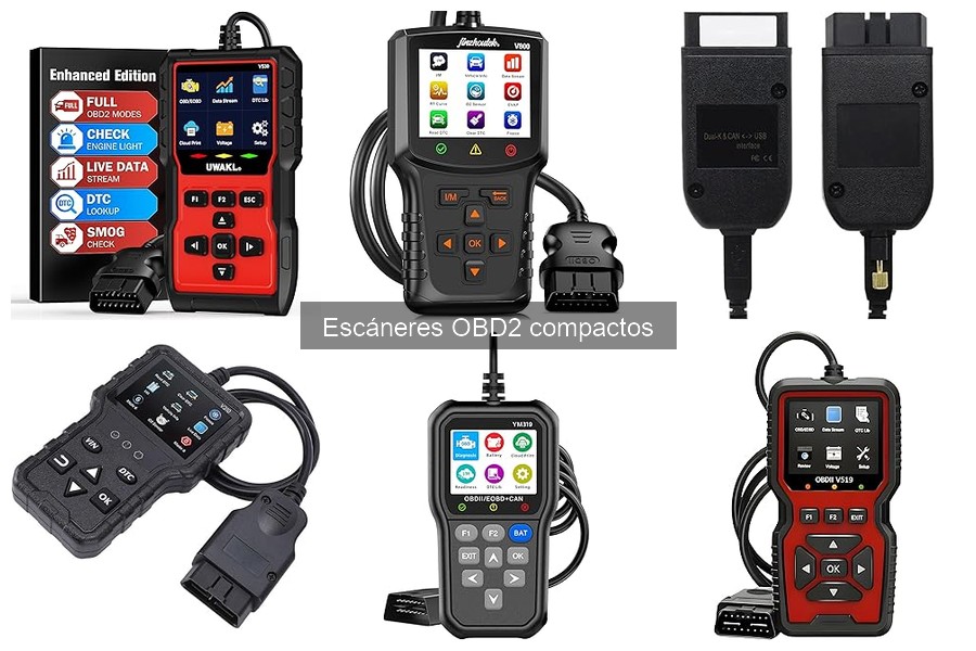 Instrucciones de uso para escáneres OBD2 compactos